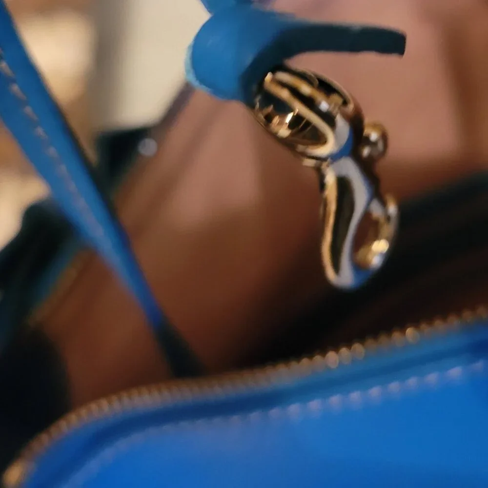 Blue Dooney & Bourke medium zipper pocket sac - Picture 7 of 8